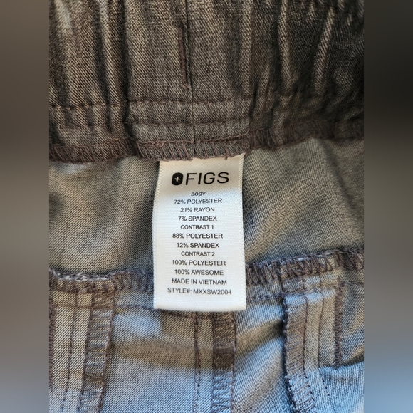 Figs Men's Tansen Jogger Scrub Pants in Graphite Size M Like New - Picture 7 of 8